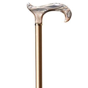 Elegant spadserestok i aluminium med akrylhåndtag fra Gastrock - 2 modeller